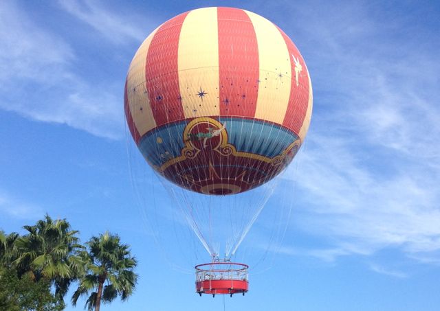 Aerophile's balloons are found at two Disney parks: Downtown Disney in Walt Disney World and at Disneyland Paris. The balloon that fell in Hong Kong was at a competitor park.