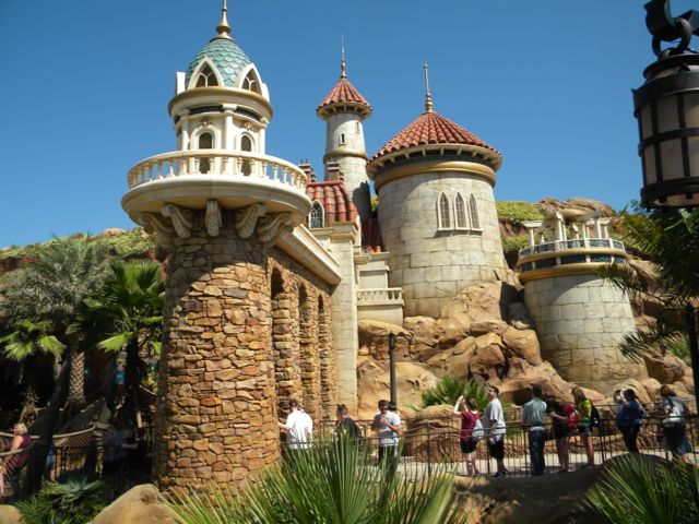 The Little Mermaid attraction was the second of the Disney parks to receive this ride. But the queue was expanded in a major way here at the Magic Kingdom.