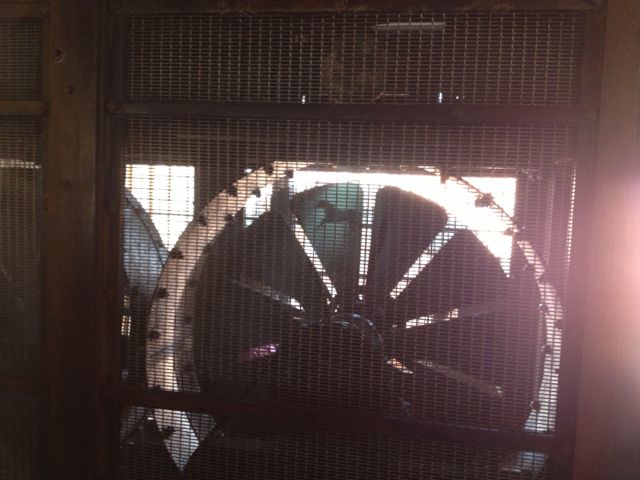 Look at the top of the wheel and you can see a horse galloping along. Photo by J. Jeff Kober.