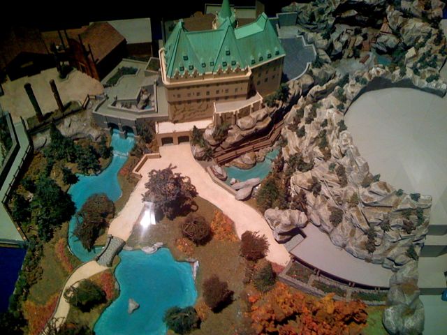 Canada in model form at a later stage of development.