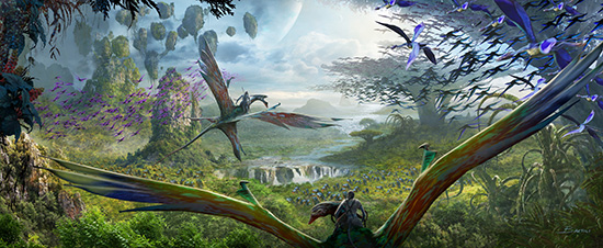 Guests WIll Discover What it Feels Like to Soar into the Sky Riding a Banshee When AVATAR Comes to Disney's Animal Kingdom at Walt Disney World Resort.