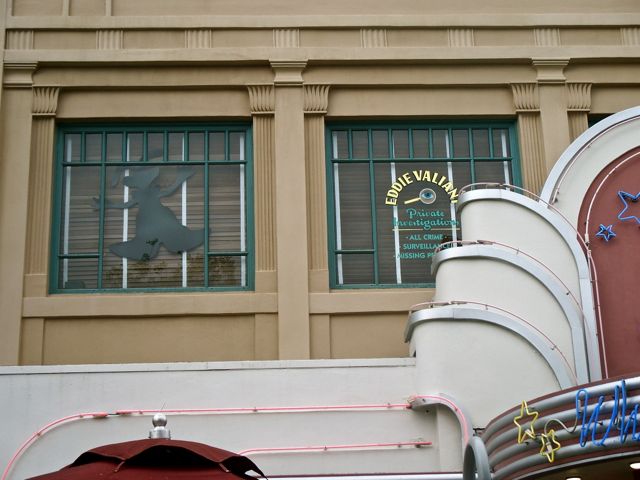 Roger Rabbit bursts through the window of Eddie Valiant's office. Learn how "Who Framed Roger Rabbit" ended up "Bumping the Lamp" for the Walt Disney Company. Photo by J. Jeff Kober.