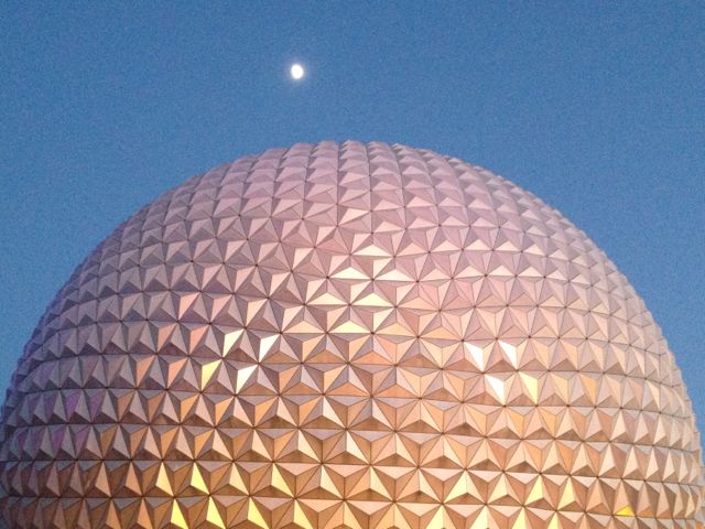 The Dawn of a New Era was in truth a stormy one. Spaceship Earth. Photo by J. Jeff Kober.