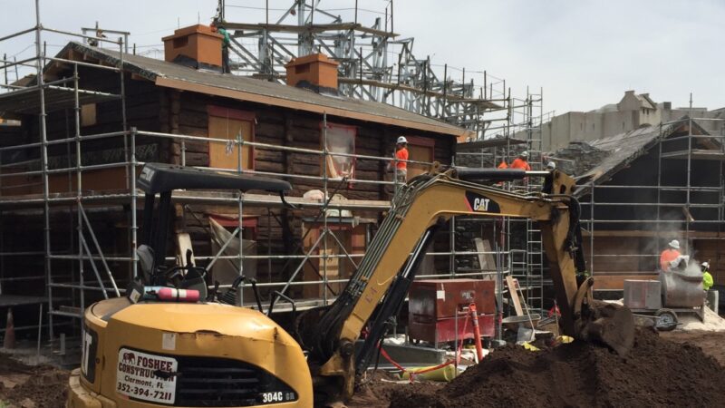 Frozen Construction at Epcot's Norway and More