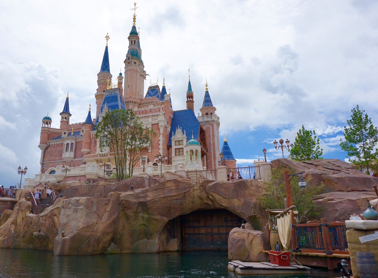 The centerpiece of Shanghai Disneyland as seen from the Voyage of the Crystal Grotto. Photo by J. Jeff Kober