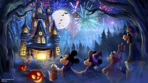 New Fireworks for Mickey’s Not-So-Scary Halloween Party
