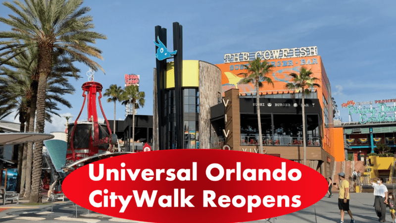 Universal Orlando CityWalk Reopens