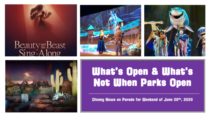 What’s Open & What’s Not When Disney World Parks Reopen