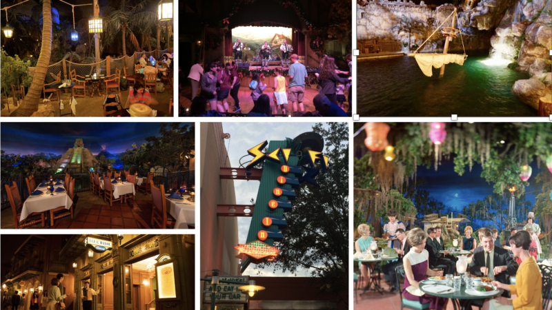 Disney Dining Outside In: Spectacular Thematic Restaurant Settings