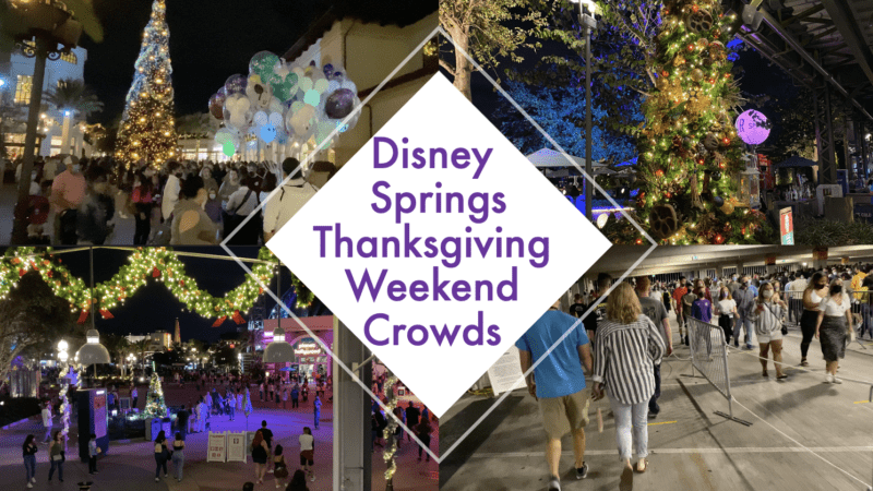Disney Springs Thanksgiving Weekend Crowds