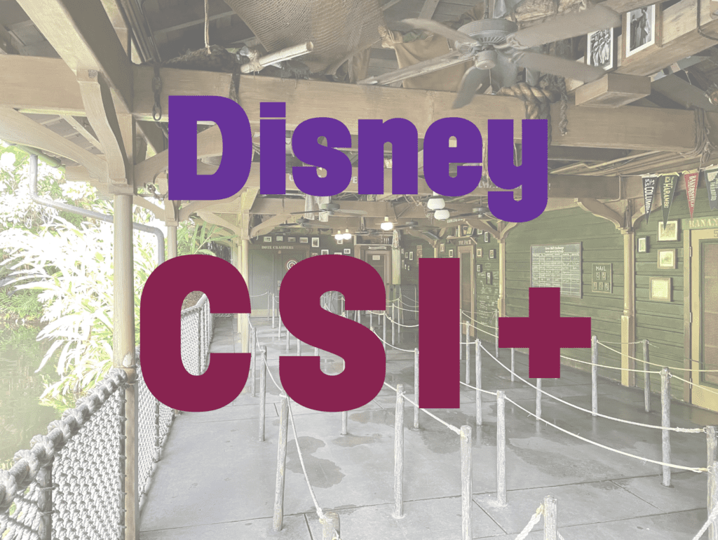 When the Wait in Line is a Crime: Disney CSI+ – Disney Insights