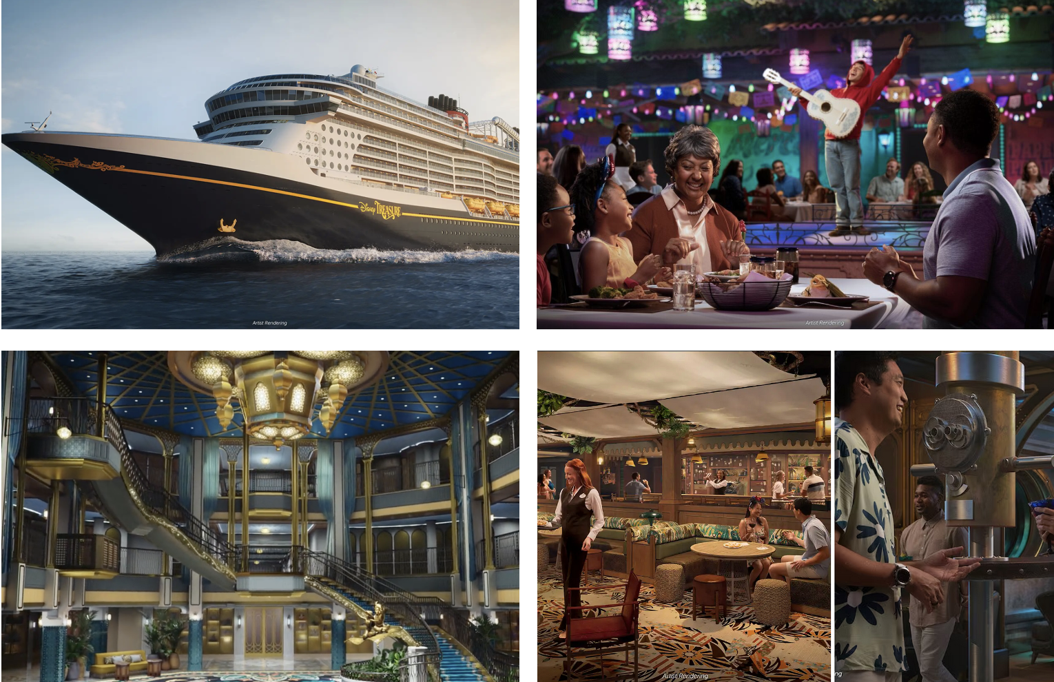 Disney Treasure Cruise Line Announcements